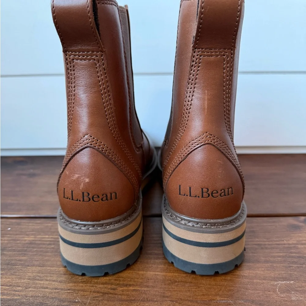 LLBean Women’s Chelsea Boot Leather Size 7.5 - Picture 6 of 8